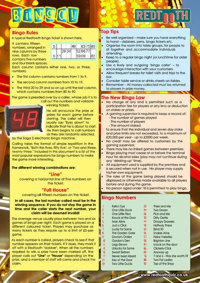 Electronic Bingo Machine