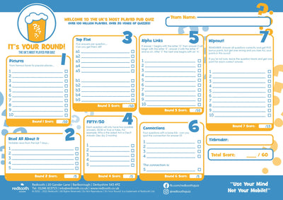 It's Your Round - No Answer Sheets